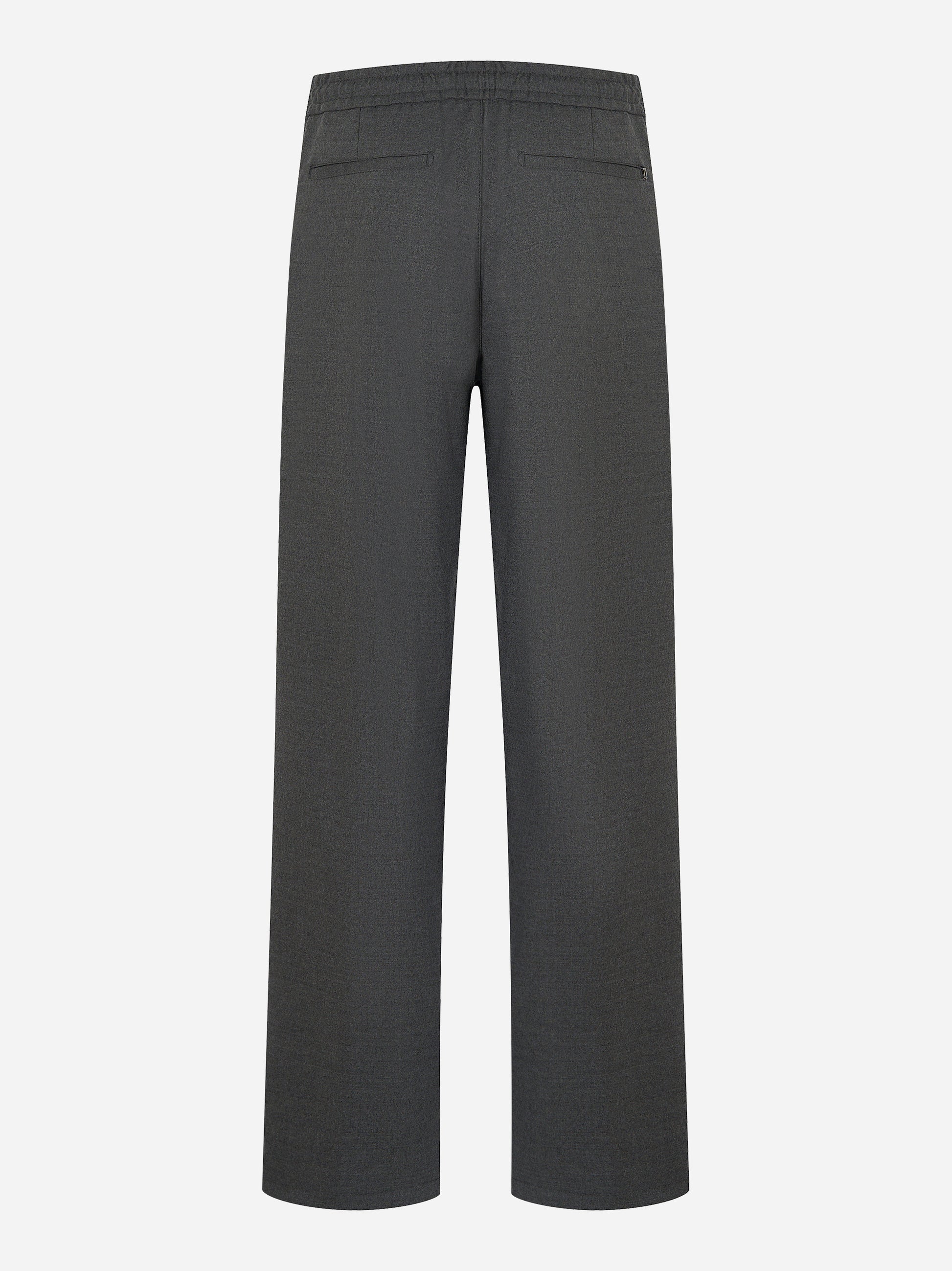 Pantalone Dondup loose fit in lana vergine con coulisse - retro