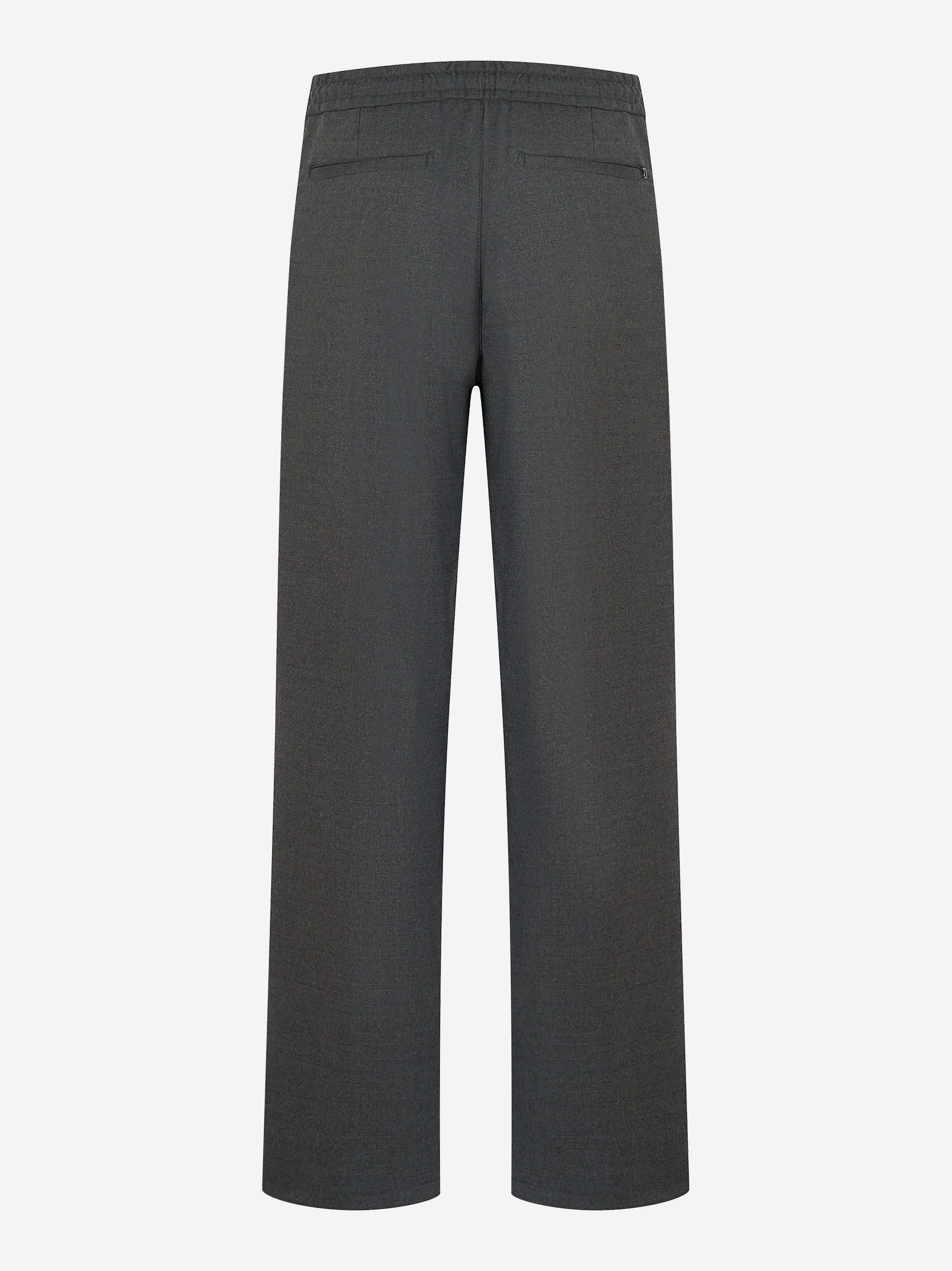 Pantalone Dondup loose fit in lana vergine con coulisse - retro