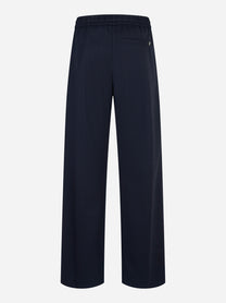 Pantalone DONDUP modello Marisol jogger in flanella blu – retro