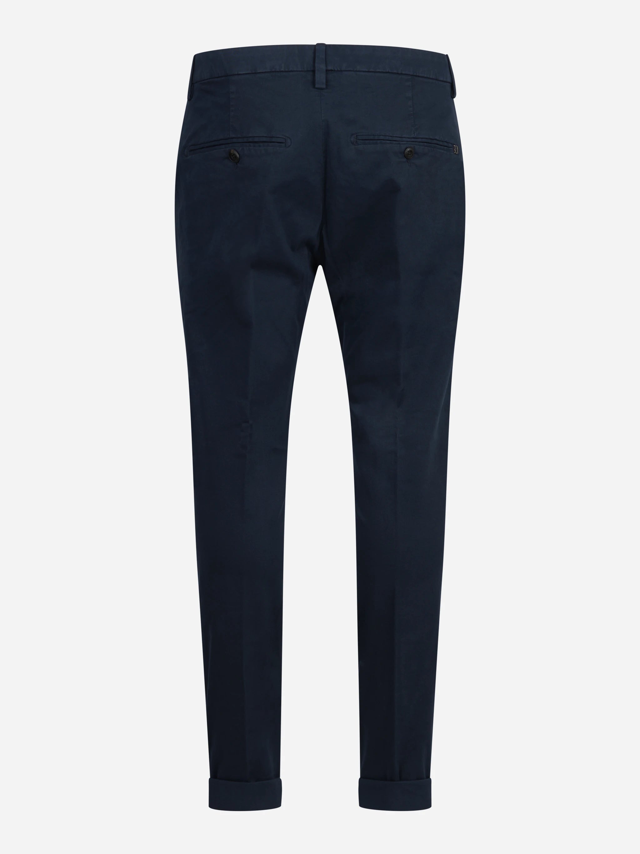 Pantalone Gaubert slim fit in cotone blu - vista posteriore