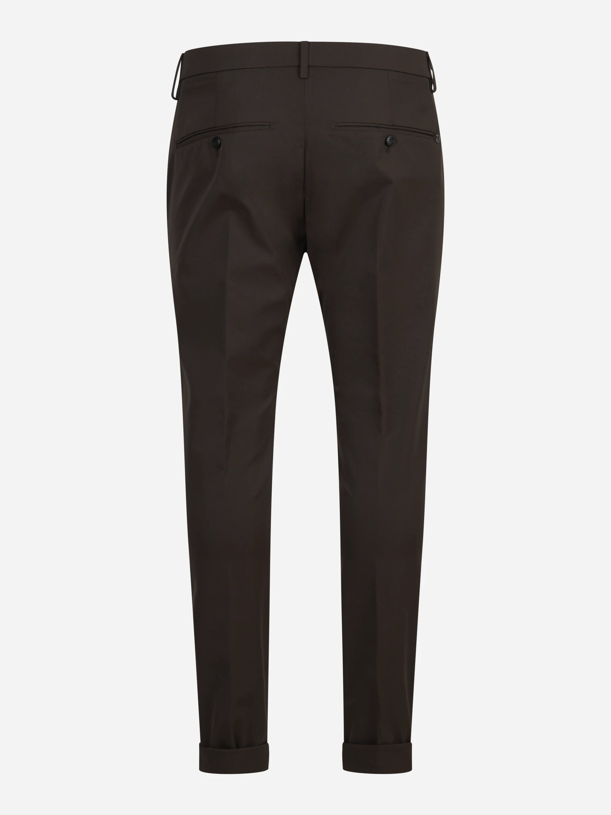 Pantalone Gaubert slim fit marrone - vista posteriore