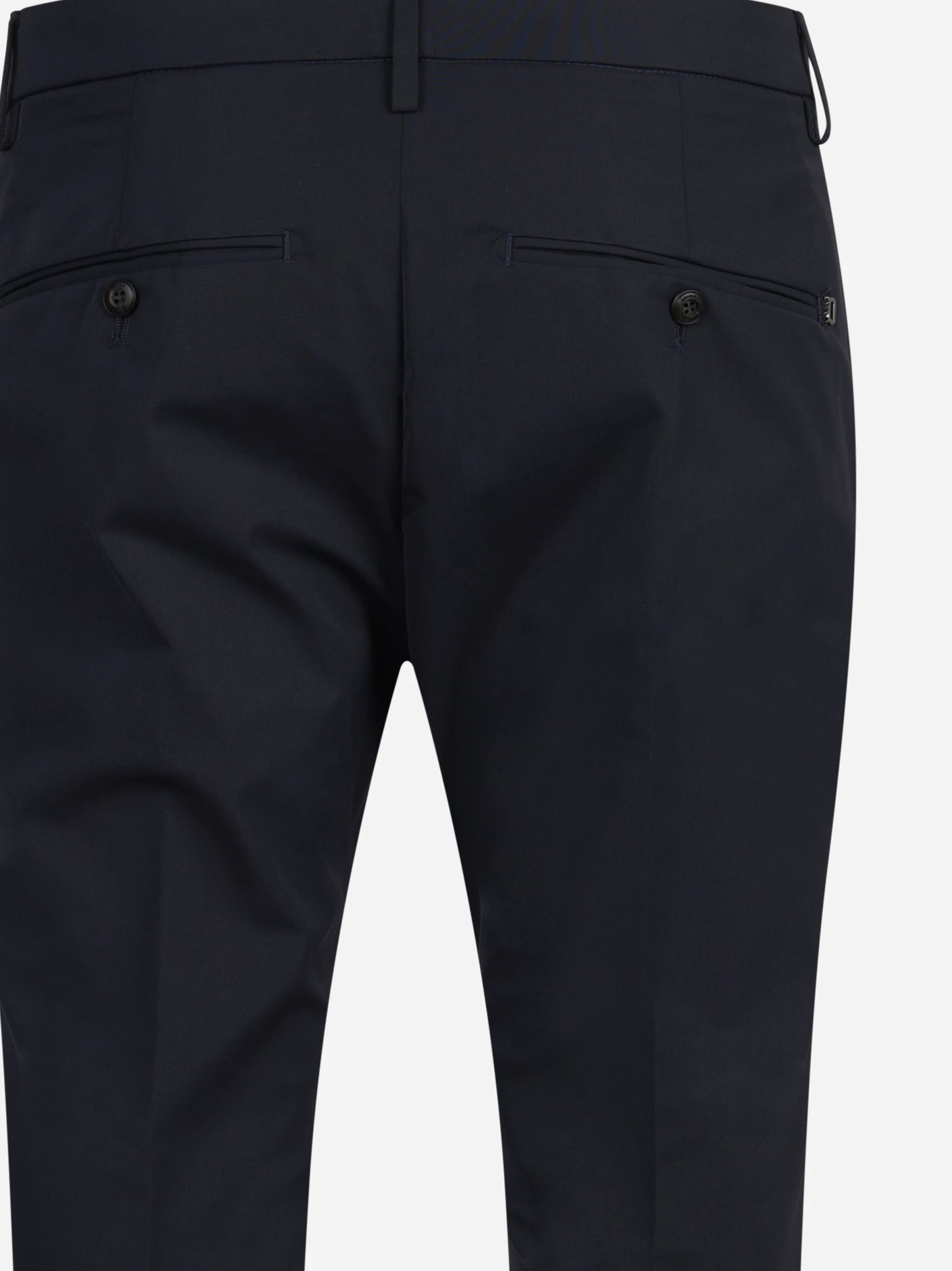 Pantalone Gaubert slim fit blu - vista laterale e dettagli