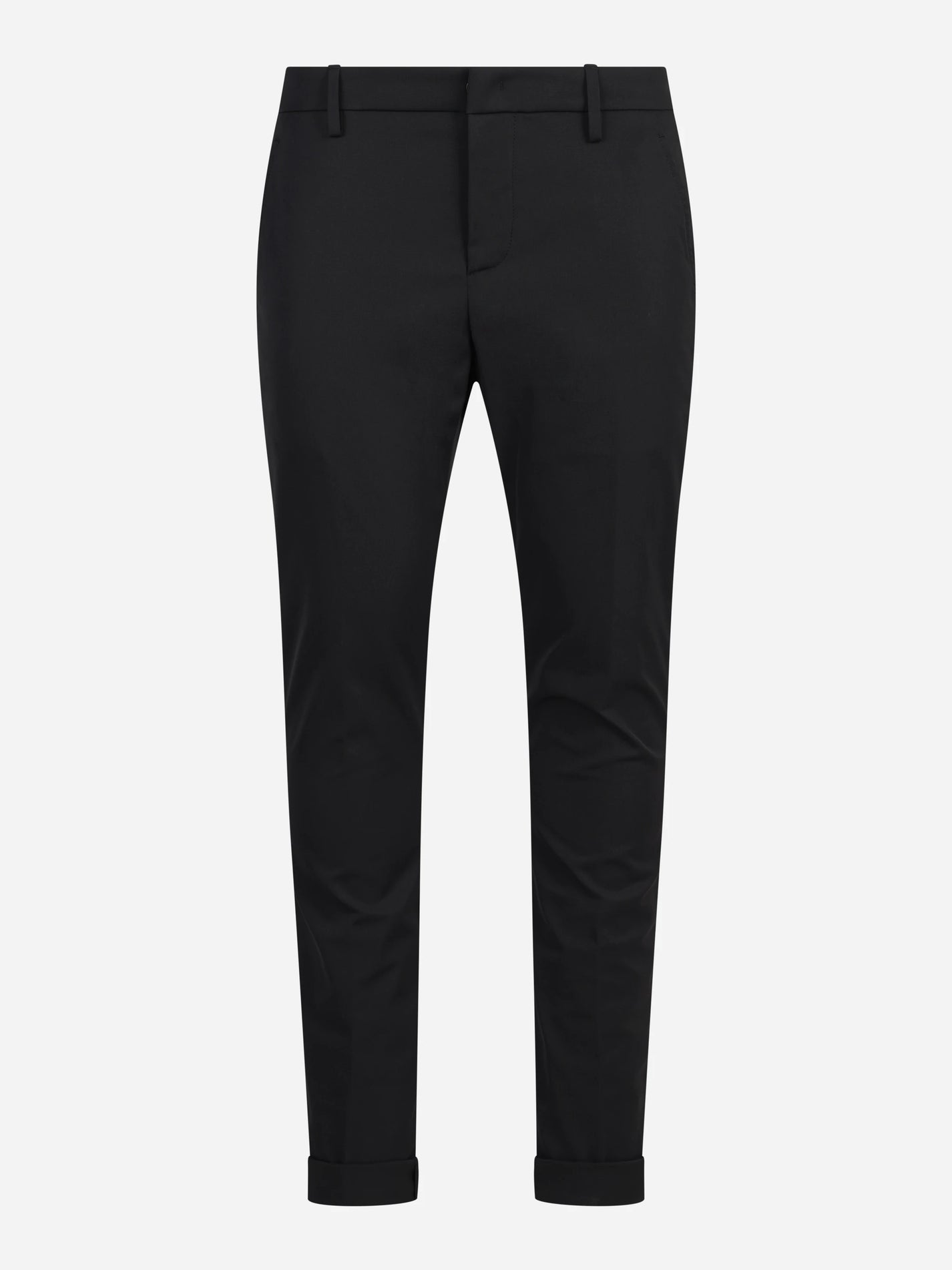 Pantalone Gaubert slim fit nero - vista frontale