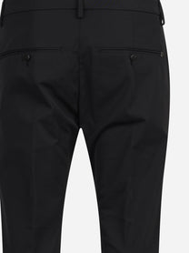 Pantalone Gaubert slim fit nero - vista laterale e dettagli