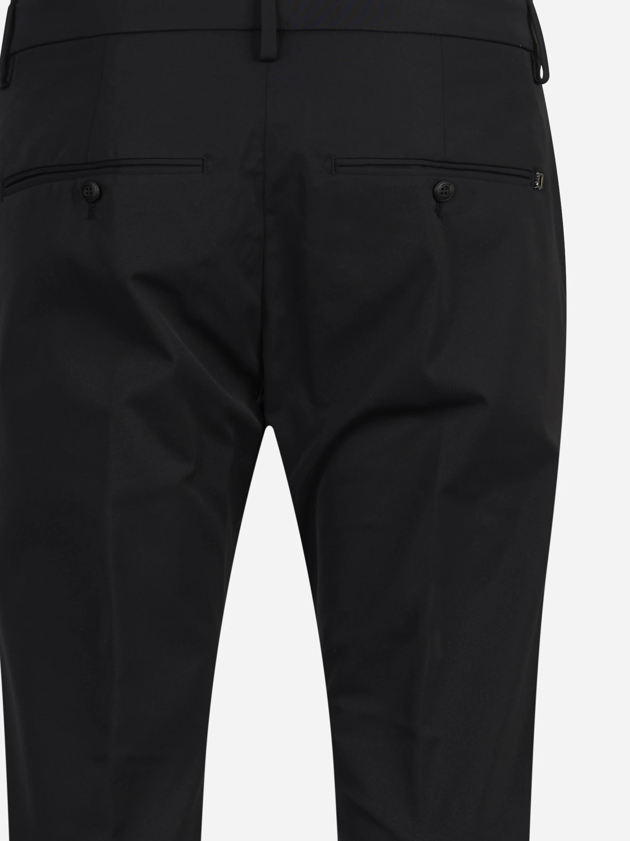 Pantalone Gaubert slim fit nero - vista laterale e dettagli