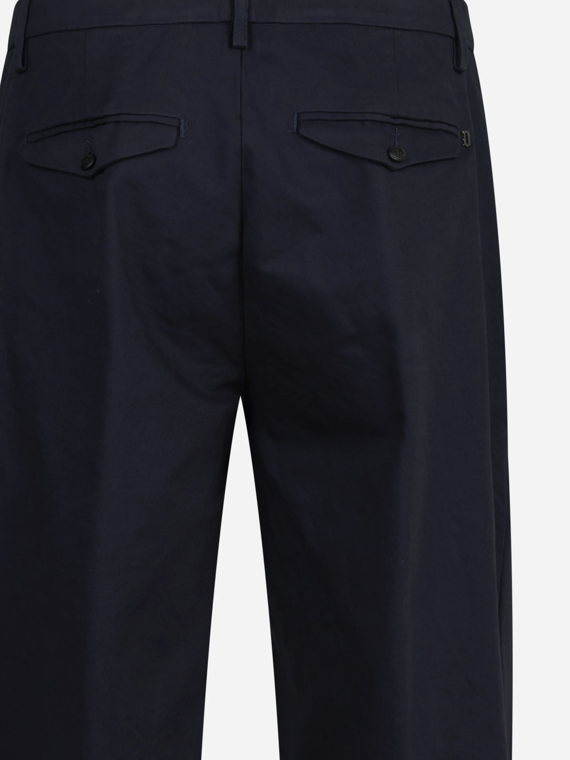 Pantalone Mason loose fit blu - vista laterale e dettagli