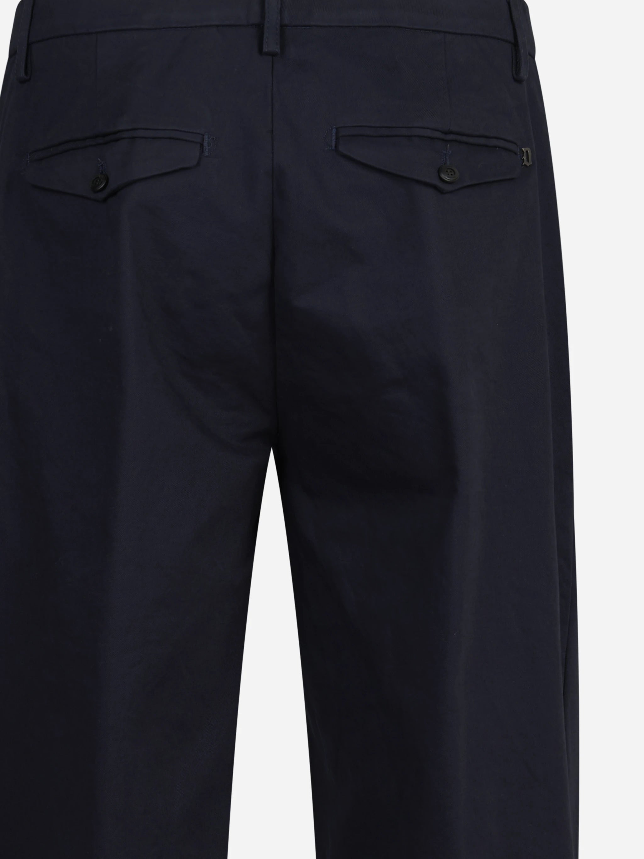 Pantalone Mason loose fit blu - vista laterale e dettagli