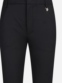Pantaloni Lexi in lana stretch neri - dettaglio del prodotto