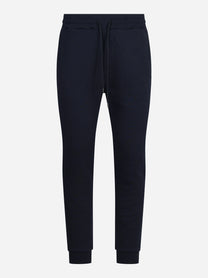 Pantaloni jogging in felpa blu - vista frontale