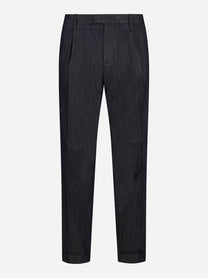 Pantalone Mel regular blu - vista frontale