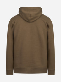 Felpa con cappuccio regular-fit marrone