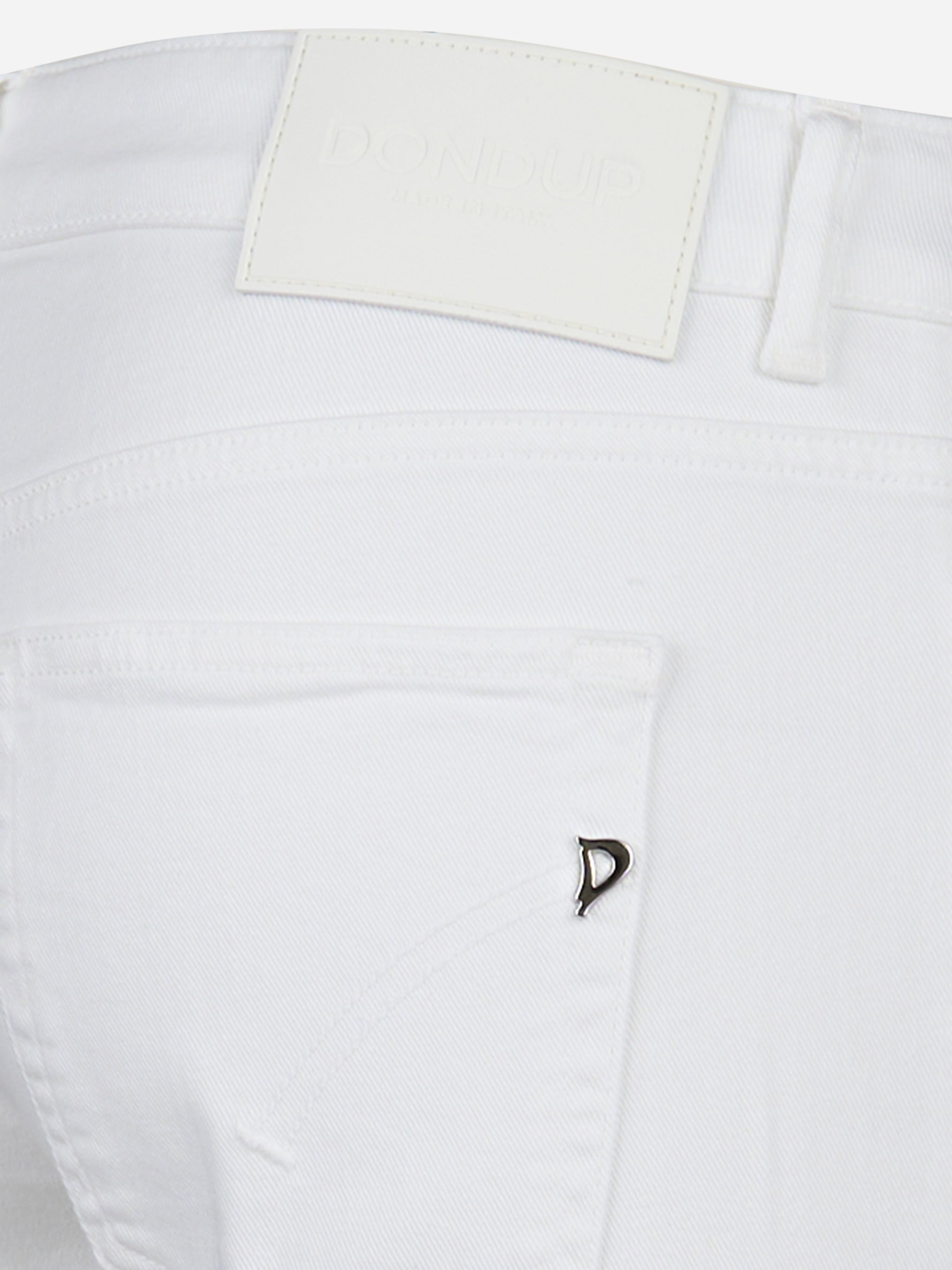 Jeans Rose skinny in denim stretch Bianco