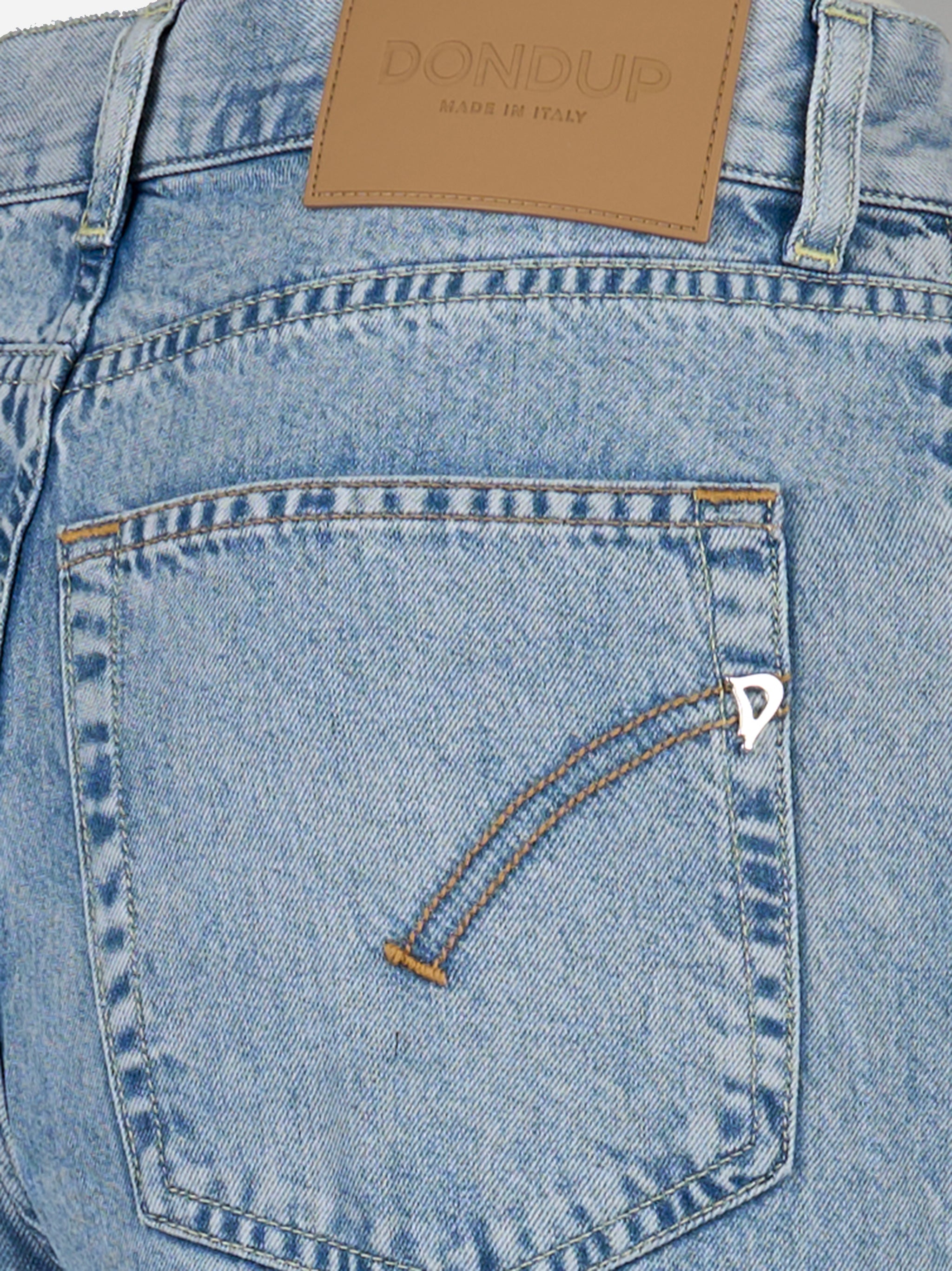 Jeans Gamba ampia con taglio flare Amber Blu