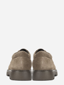 Stringata Derby Jason con ganci beige - vista posteriore