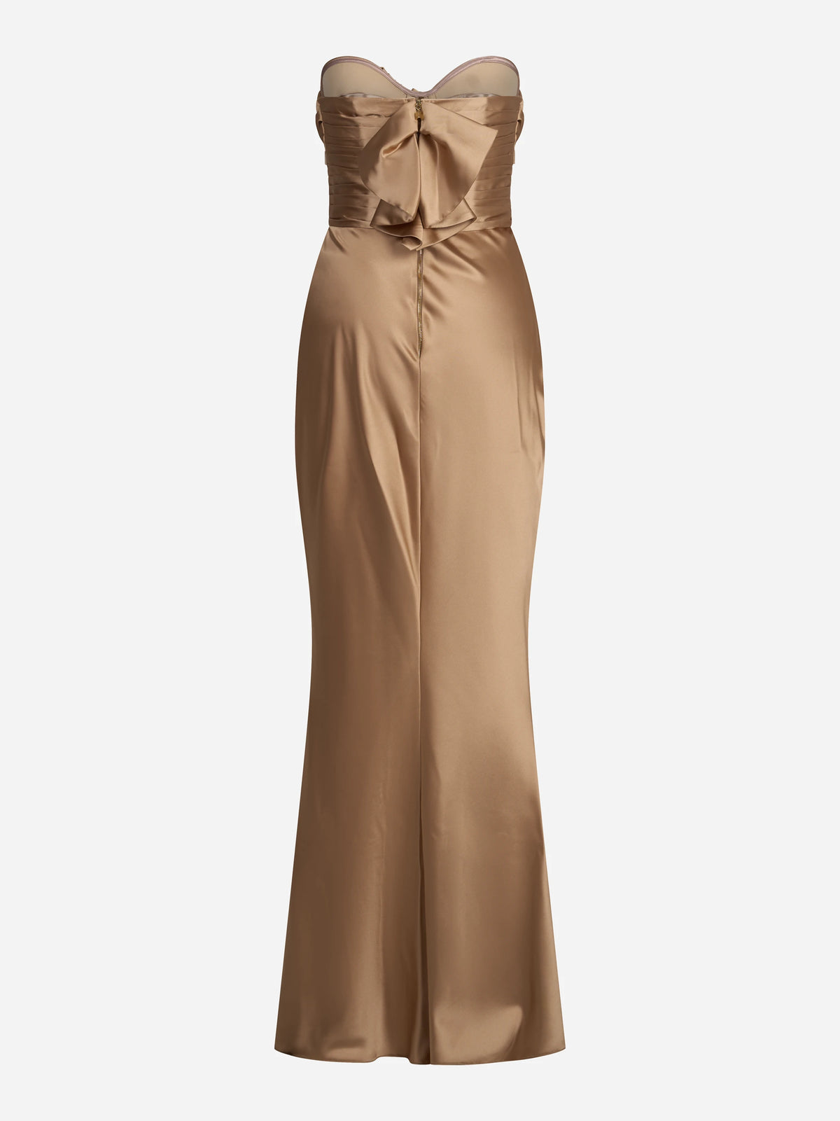 Abito Red Carpet in raso Suede - vista posteriore