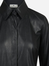 Camicia con logo gioiello nera