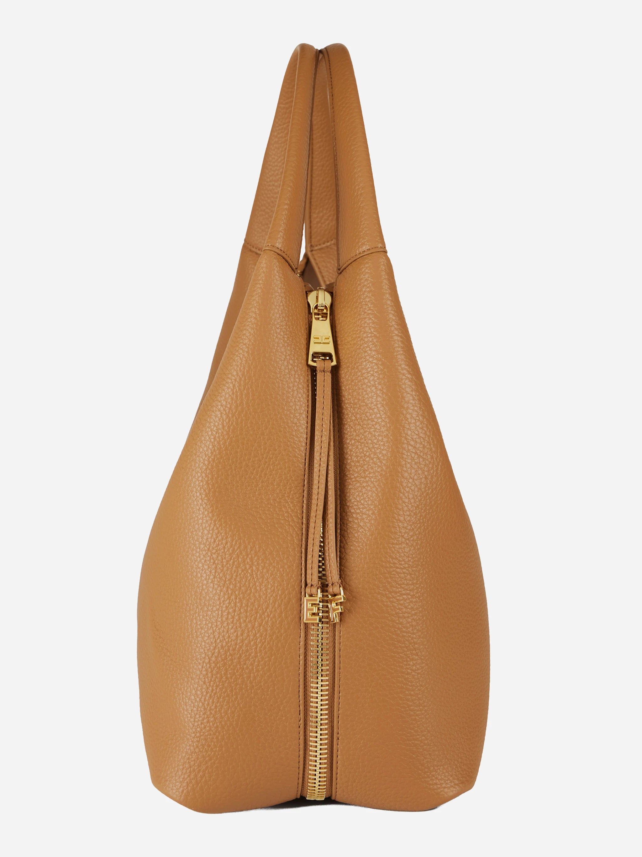 Borsa hobo con charms beige Elisabetta Franchi, vista 4 di 4
