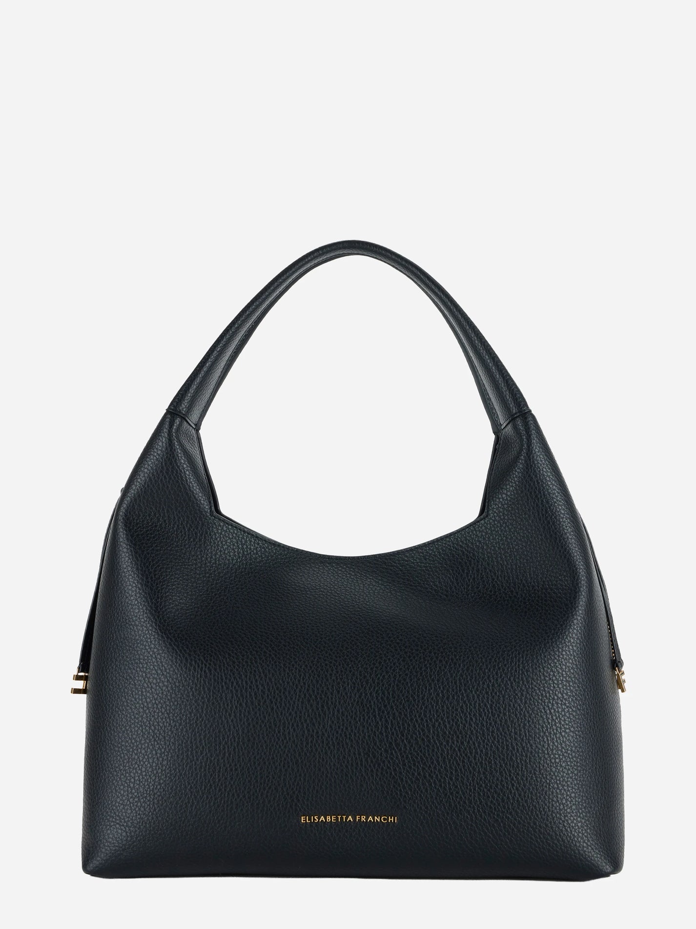 Borsa hobo con charms nera Elisabetta Franchi, vista 1 di 4
