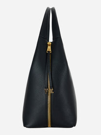 Borsa hobo con charms nera Elisabetta Franchi, vista 4 di 4