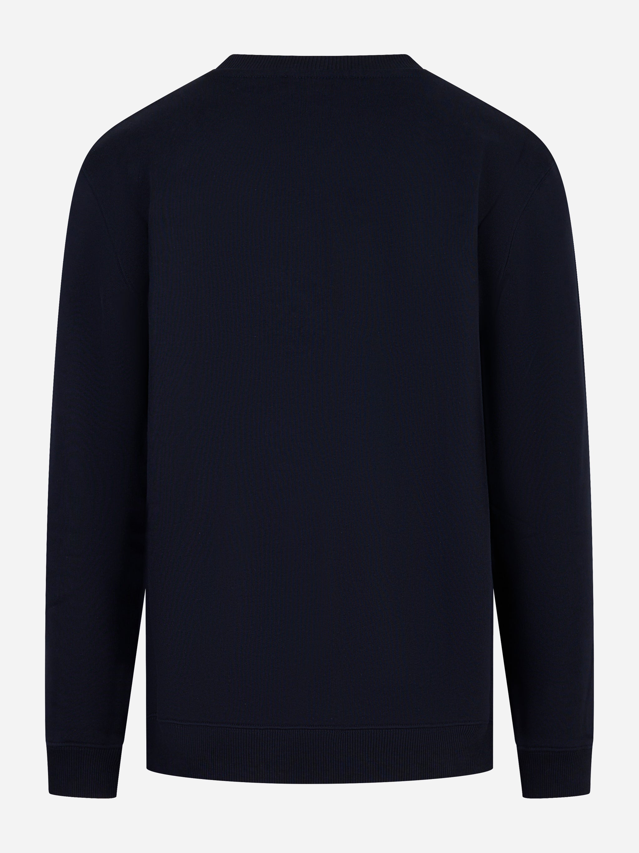 Felpa minimal con logo D tono su tono DONDUP retro