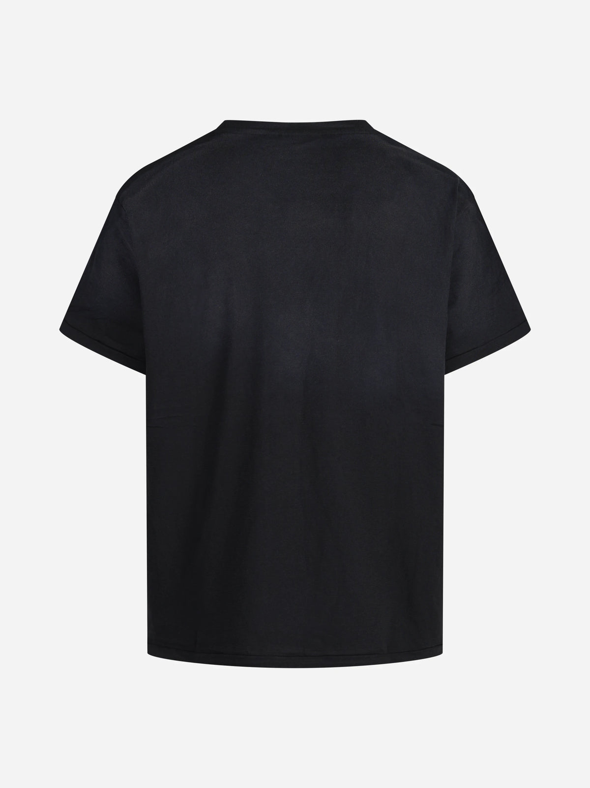 T-shirt Weathered Pocket nera - vista posteriore