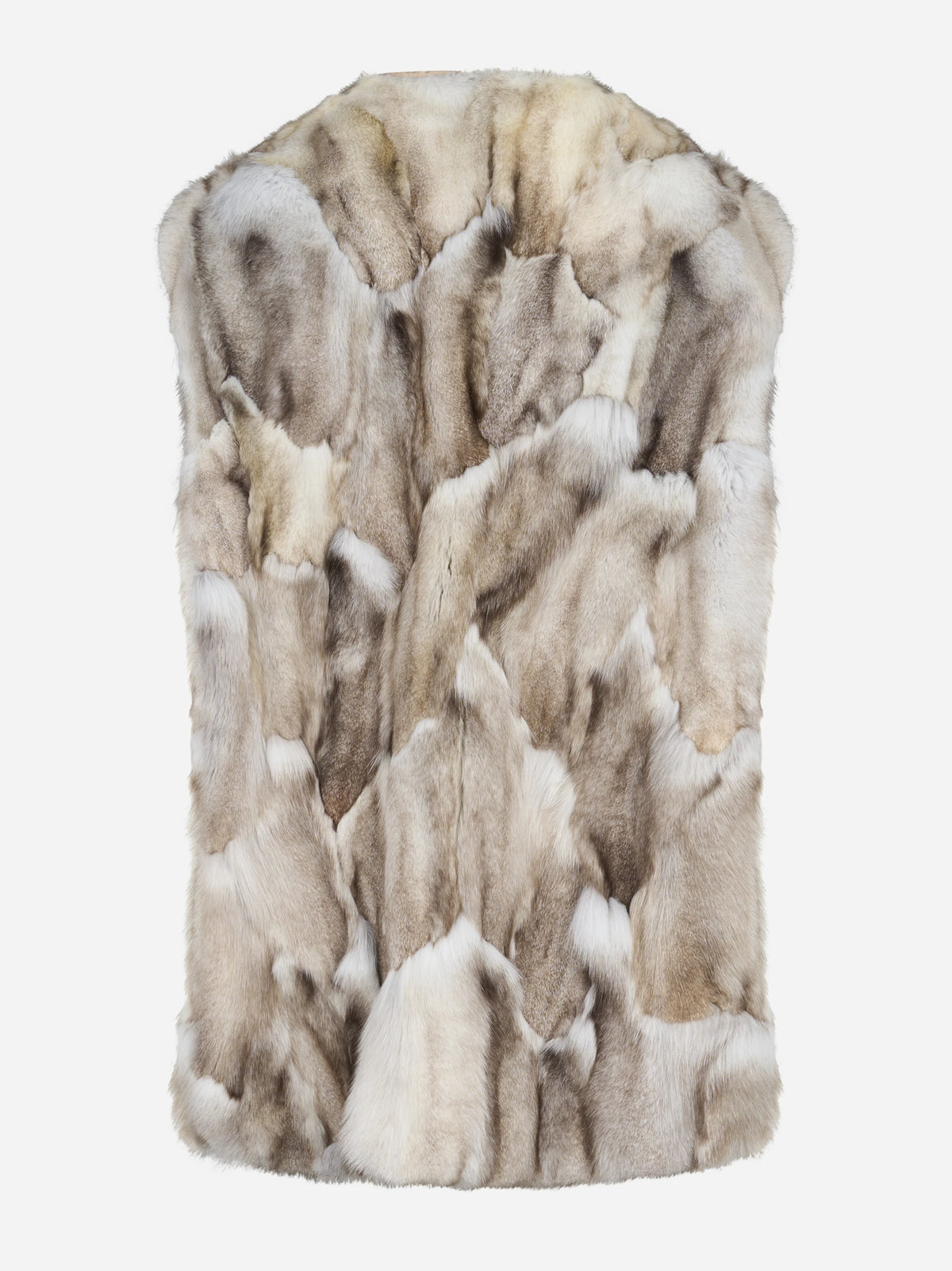 Bomber oversize tecnico beige con interno removibile - dettaglio del tessuto