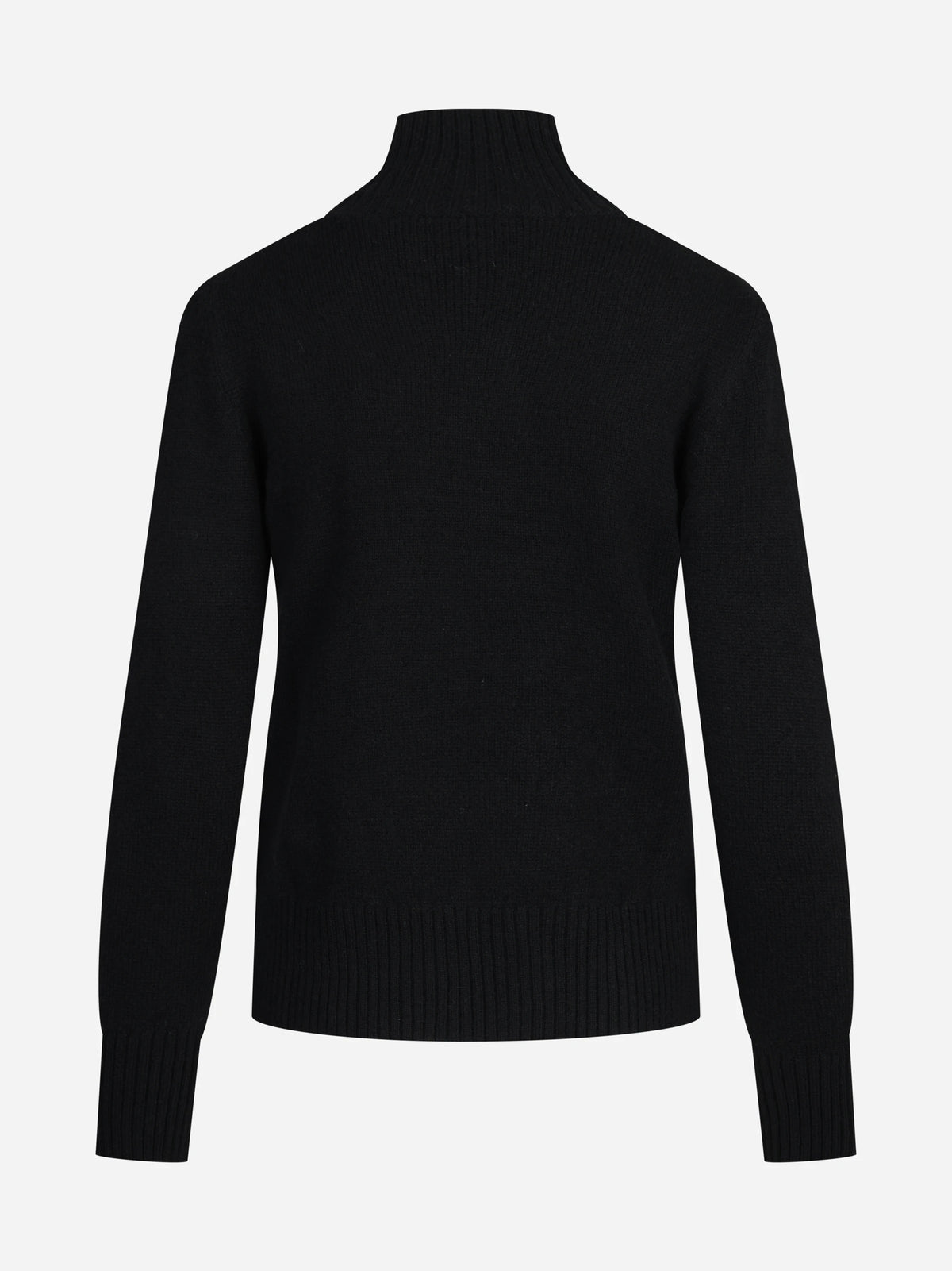Lupetto in cashmere nero - vista posteriore