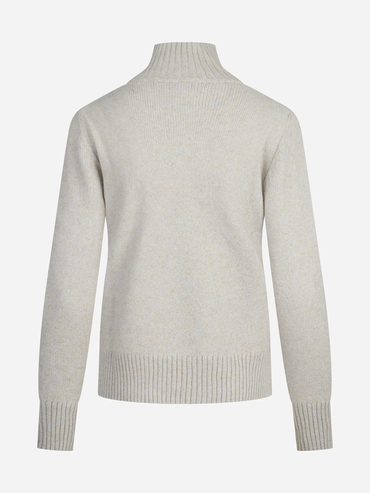 Lupetto in cashmere beige - vista posteriore