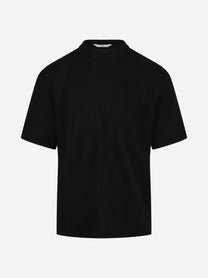 Maglia Spinazzola a maniche corte nera - vista frontale