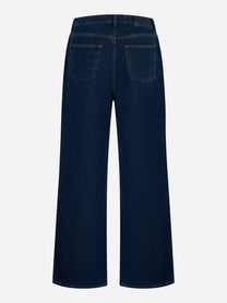 Jeans in denim blu scuro modello loose fit PT TORINO - vista posteriore