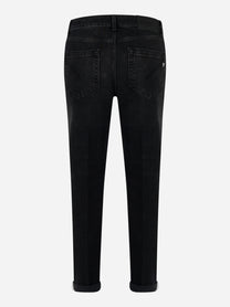 Retro jeans neri con tasche e logo DONDUP