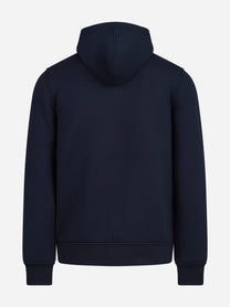 Felpa Rainer Spacer con cappuccio blu - vista posteriore
