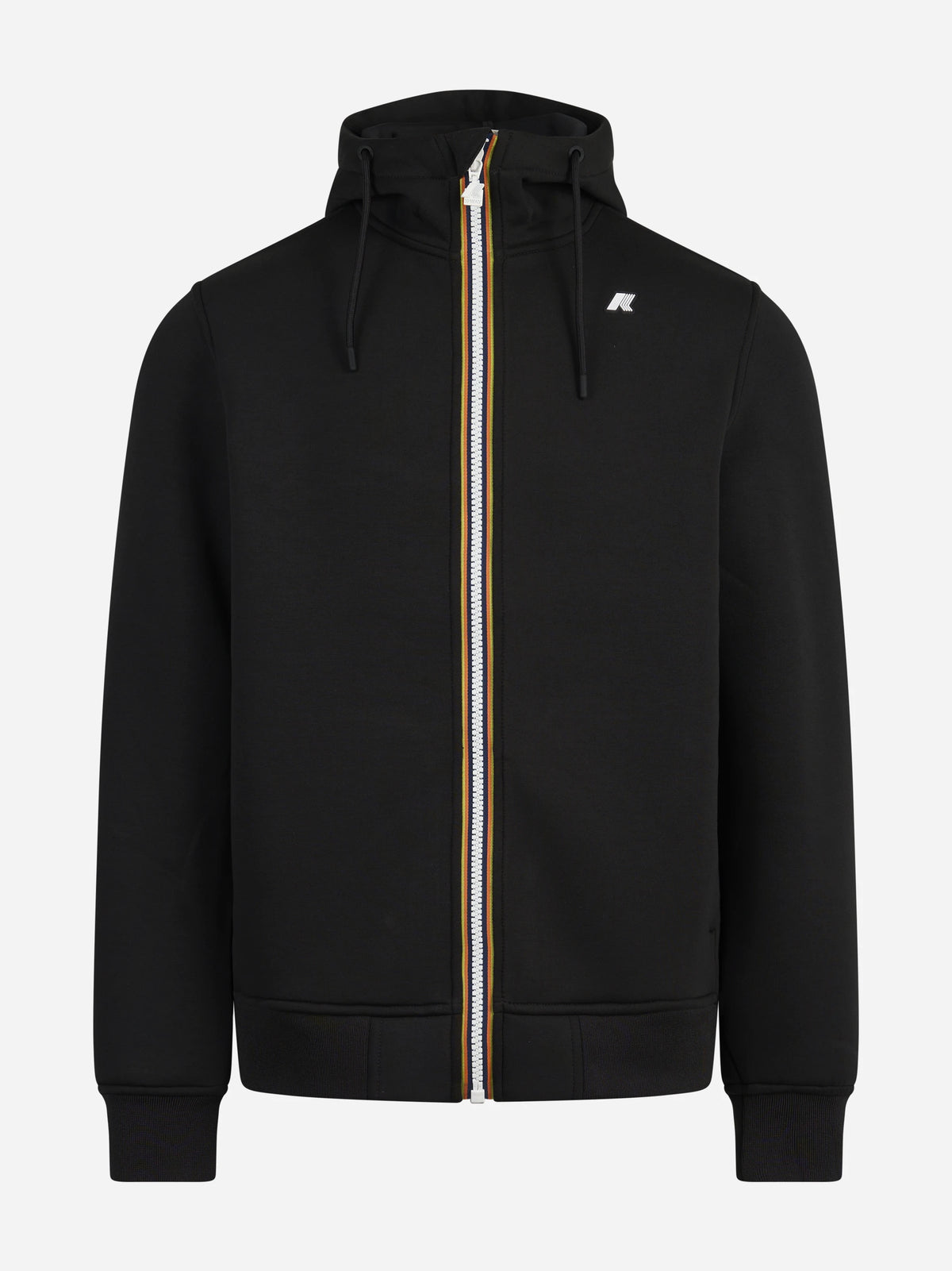 Felpa Rainer Spacer con cappuccio nera - vista frontale