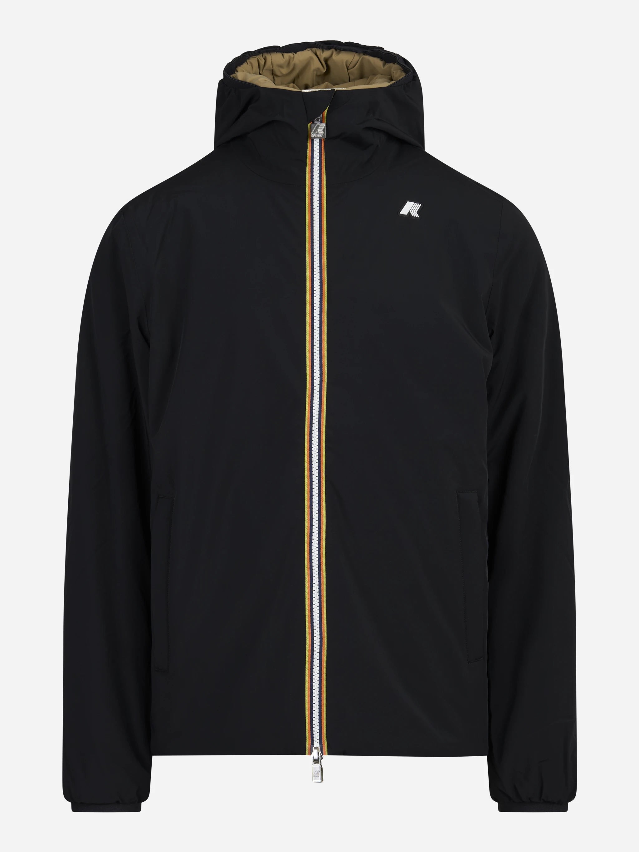 Giacca reversibile Jack St Warm nera - vista frontale