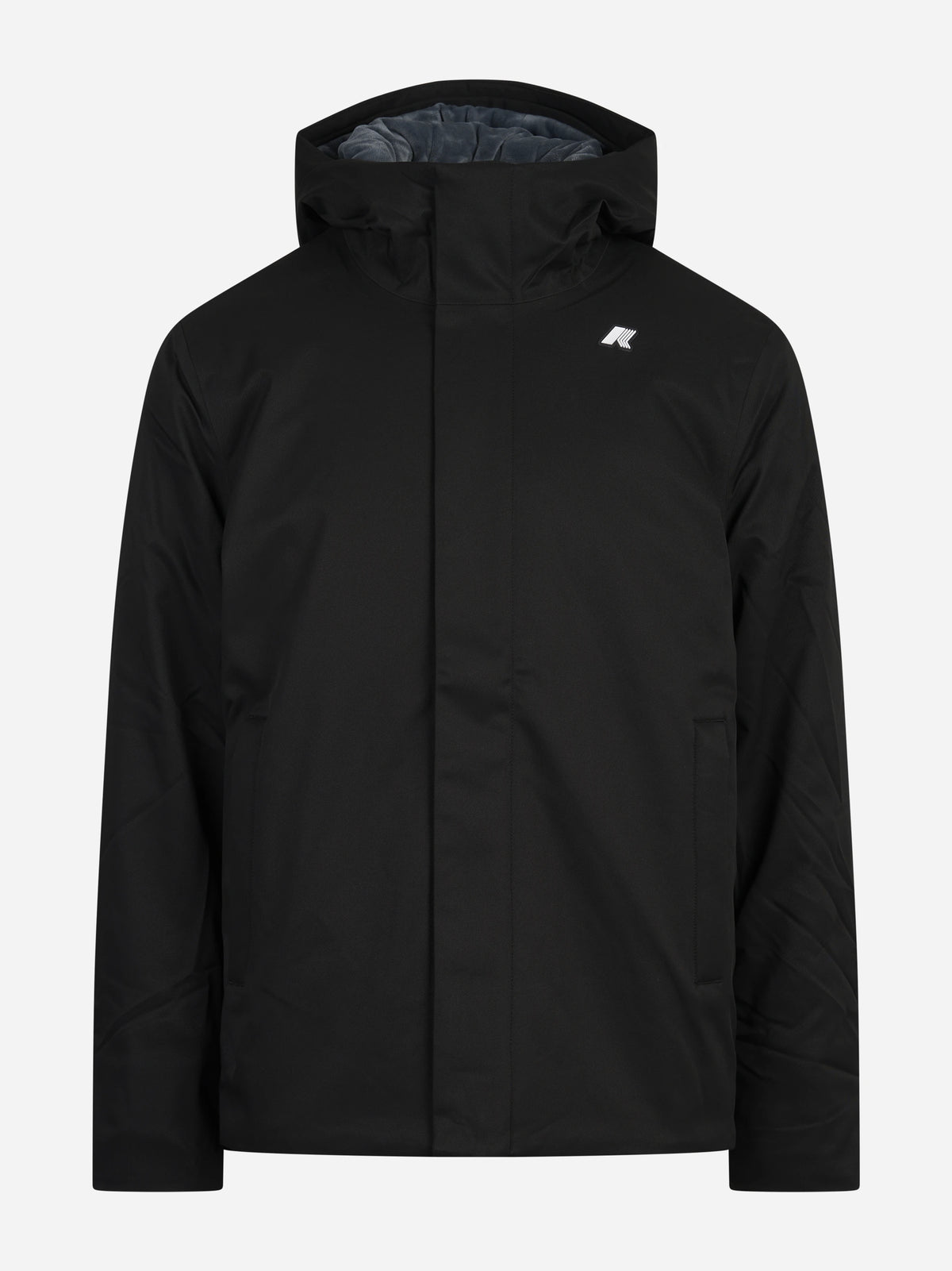 Giacca Jacko Twill Marmotta nera - vista frontale