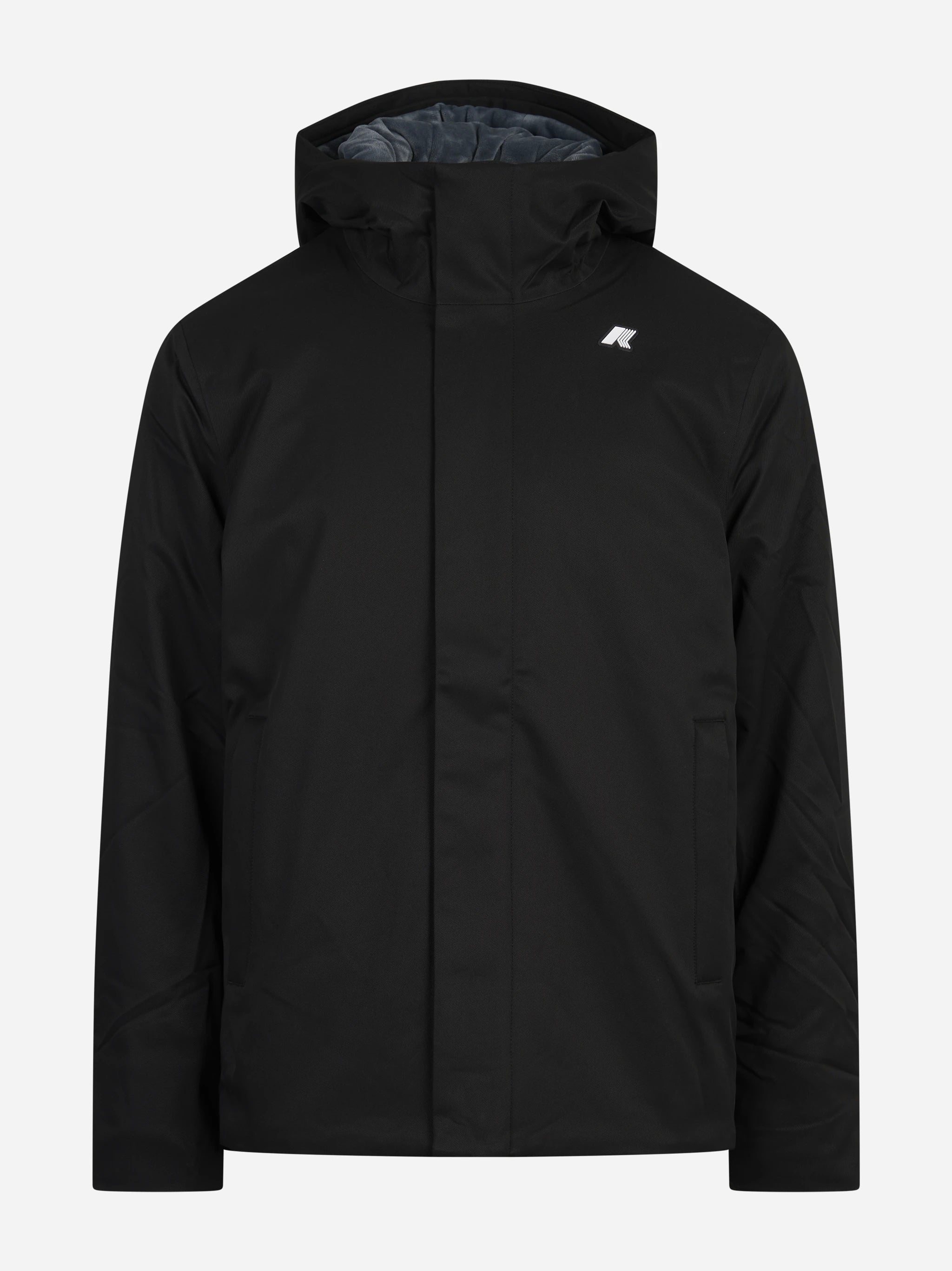 Giacca Jacko Twill Marmotta nera - vista frontale