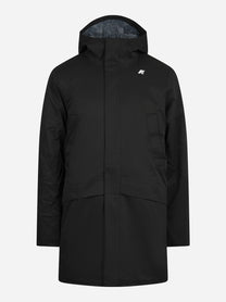Parka Jarno Twill Marmotta nero - vista frontale