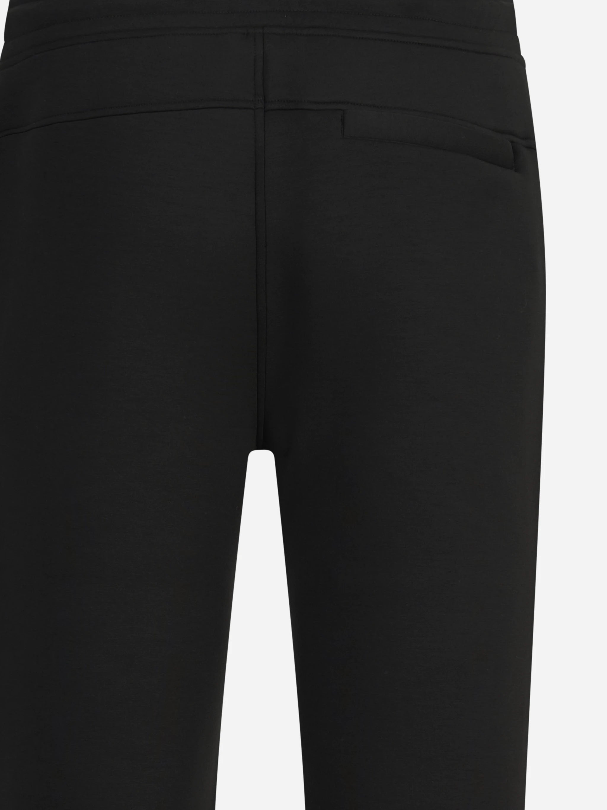 Pantaloni sportivi Micka Spacer neri - vista laterale e dettagli