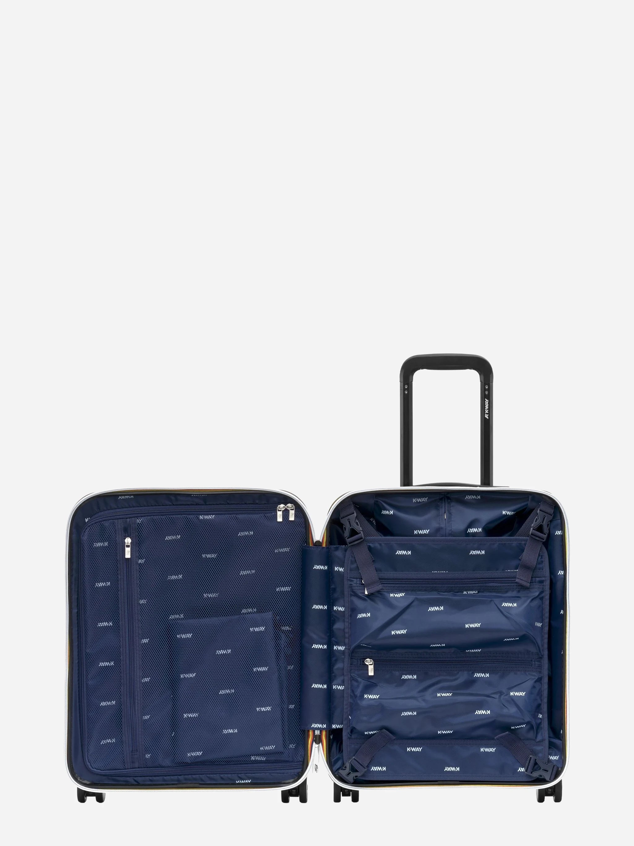 Trolley da cabina Eudoxie Logo grigio K-Way, vista 1 di 4