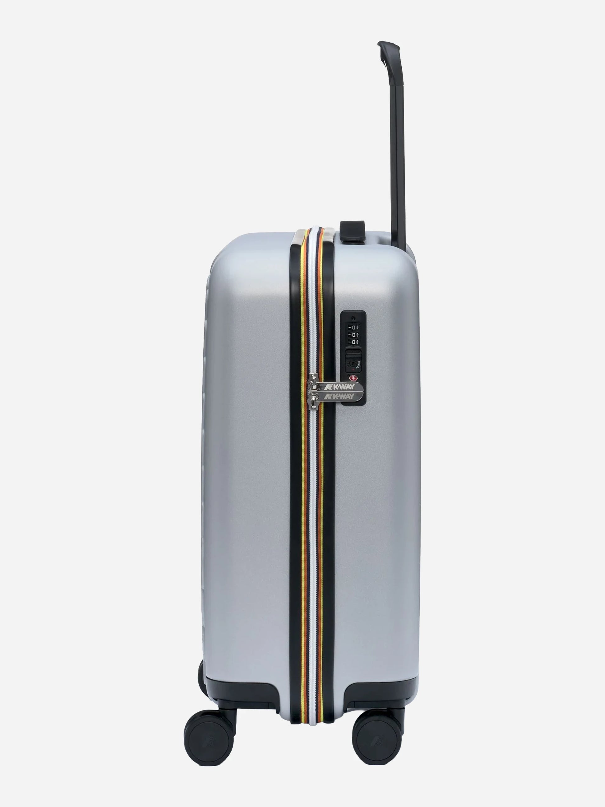 Trolley da cabina Eudoxie Logo grigio K-Way, vista 2 di 4