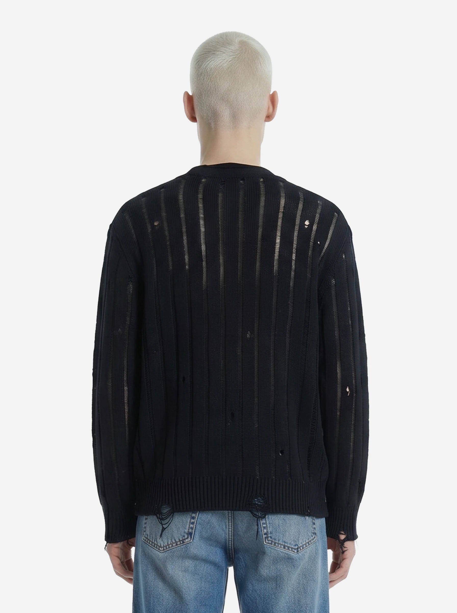 Cardigan in cotone nero