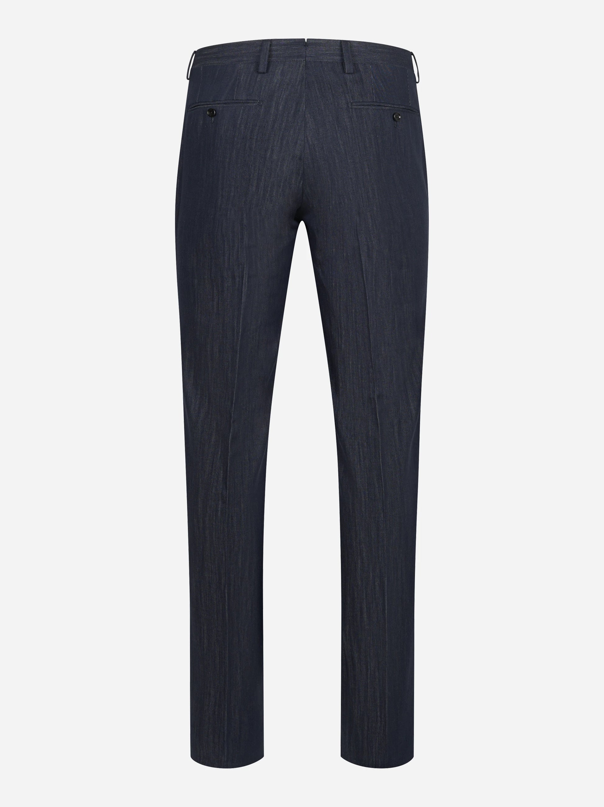 Abito monopetto in denim light blu