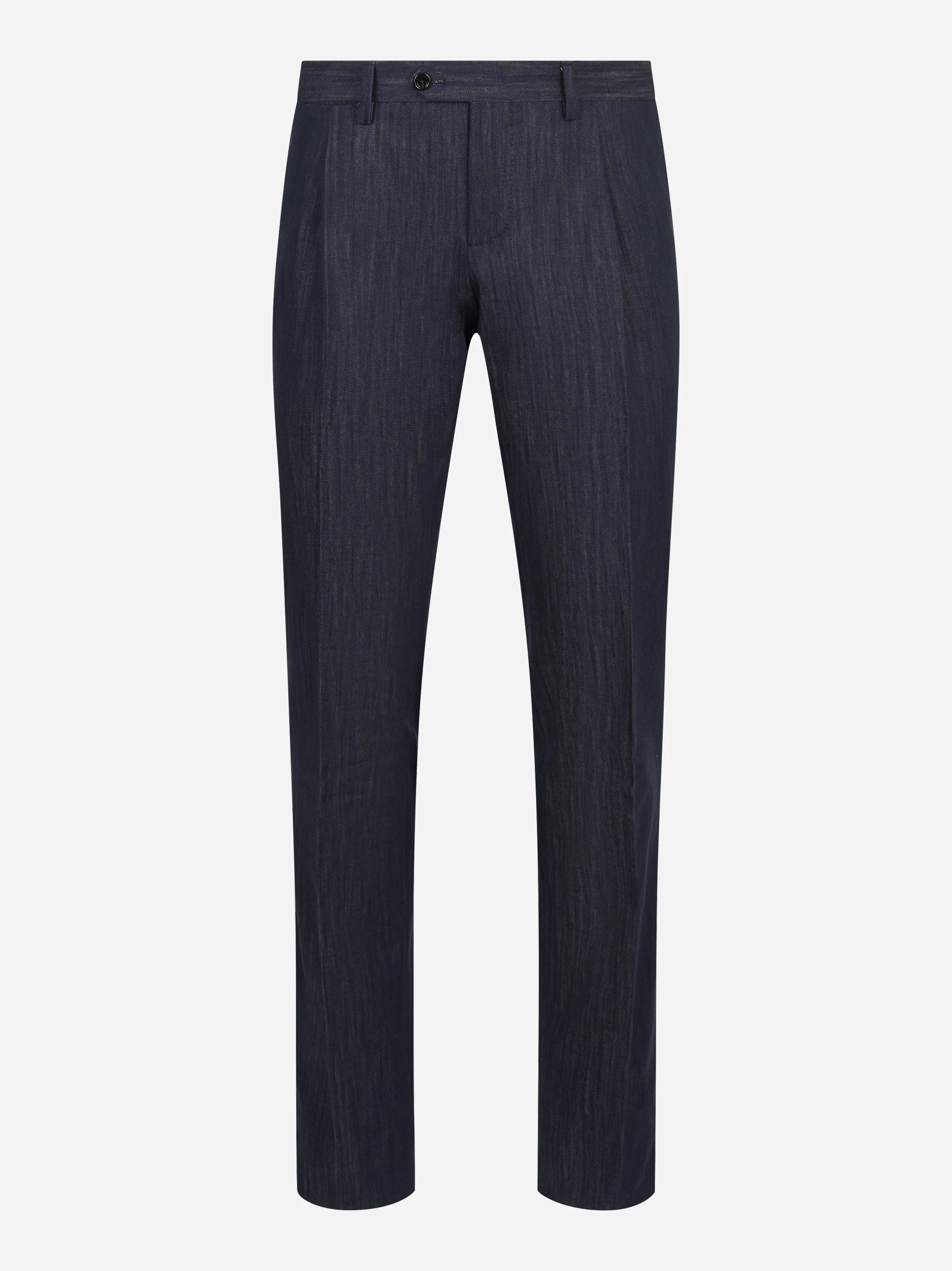 Abito monopetto in denim light blu
