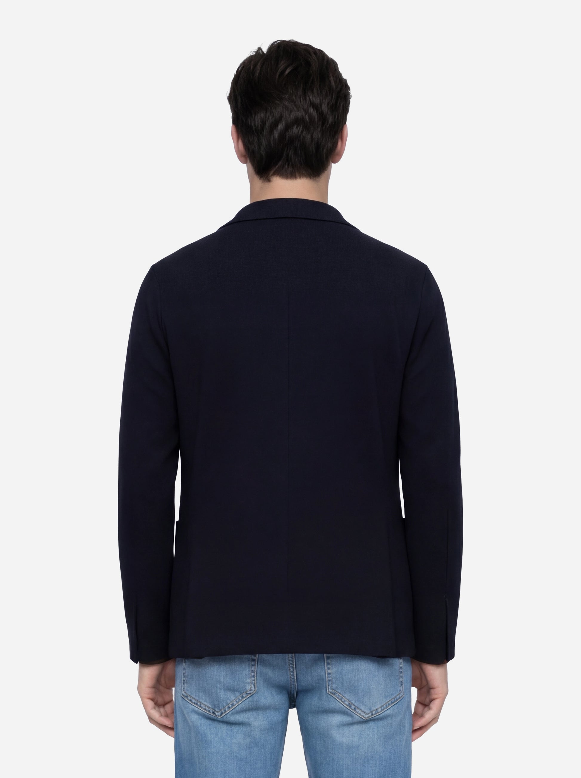 Giacca maglia nera in cotone