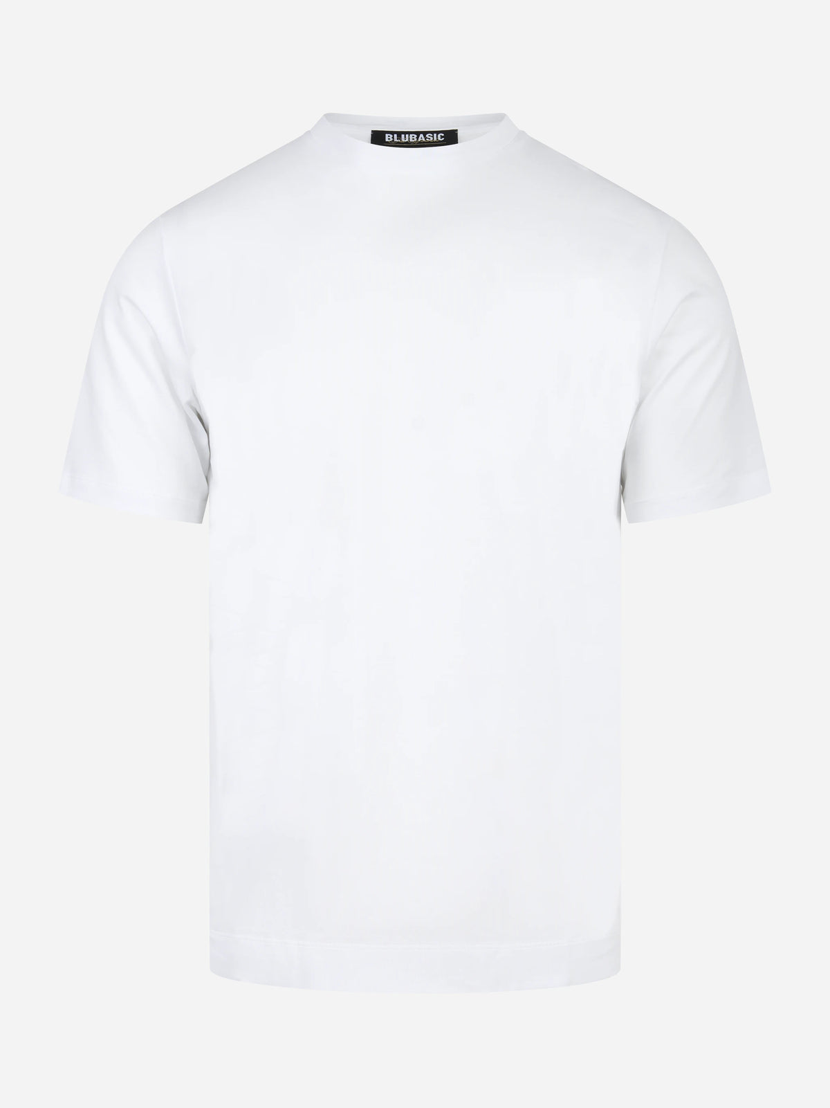 T-shirt Ossigeno in cotone stretch bianca - vista frontale