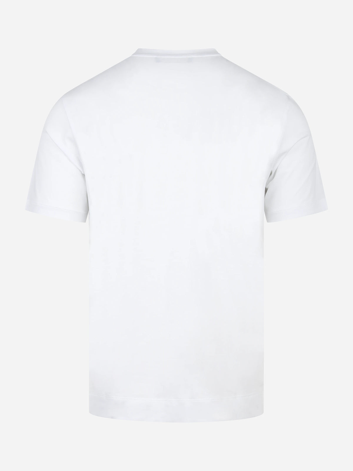 T-shirt Ossigeno in cotone stretch bianca - vista posteriore