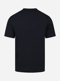 T-shirt Ossigeno in cotone stretch blu - vista posteriore
