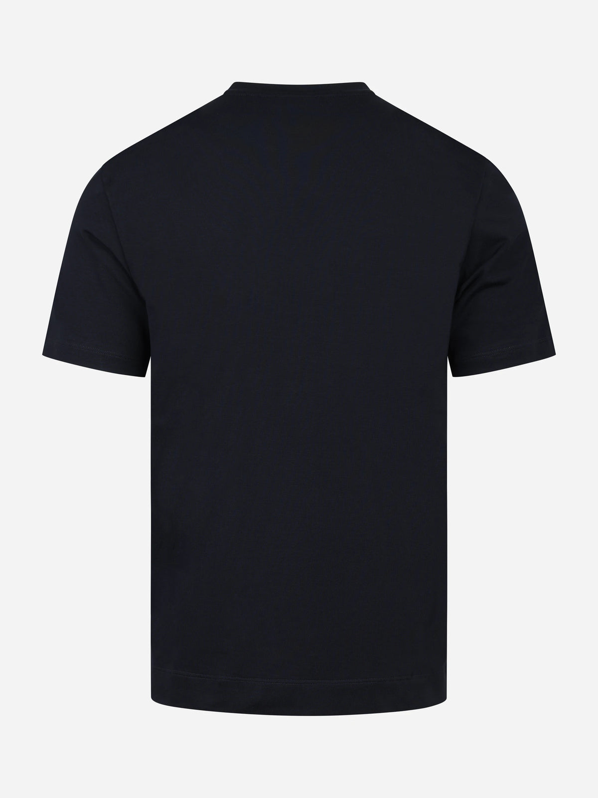 T-shirt Ossigeno in cotone stretch blu - vista posteriore