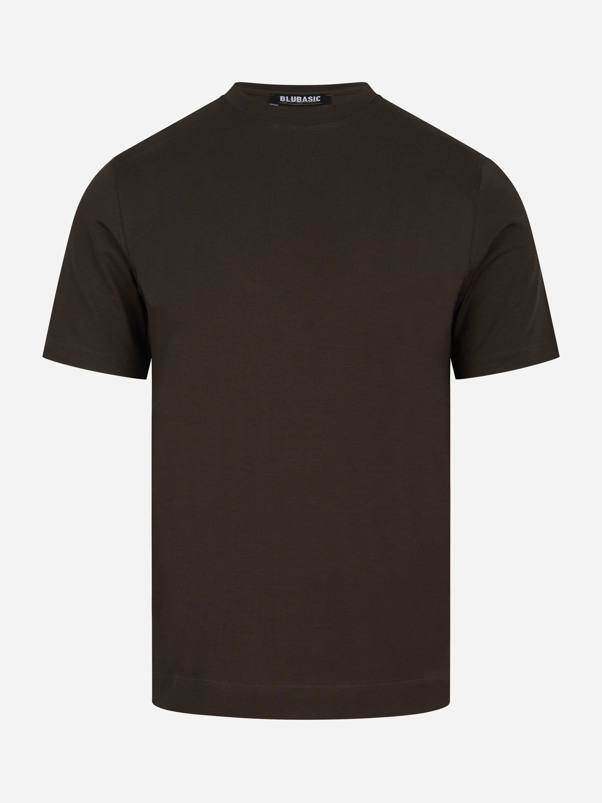 T-shirt Ossigeno in cotone stretch testa di moro - vista frontale