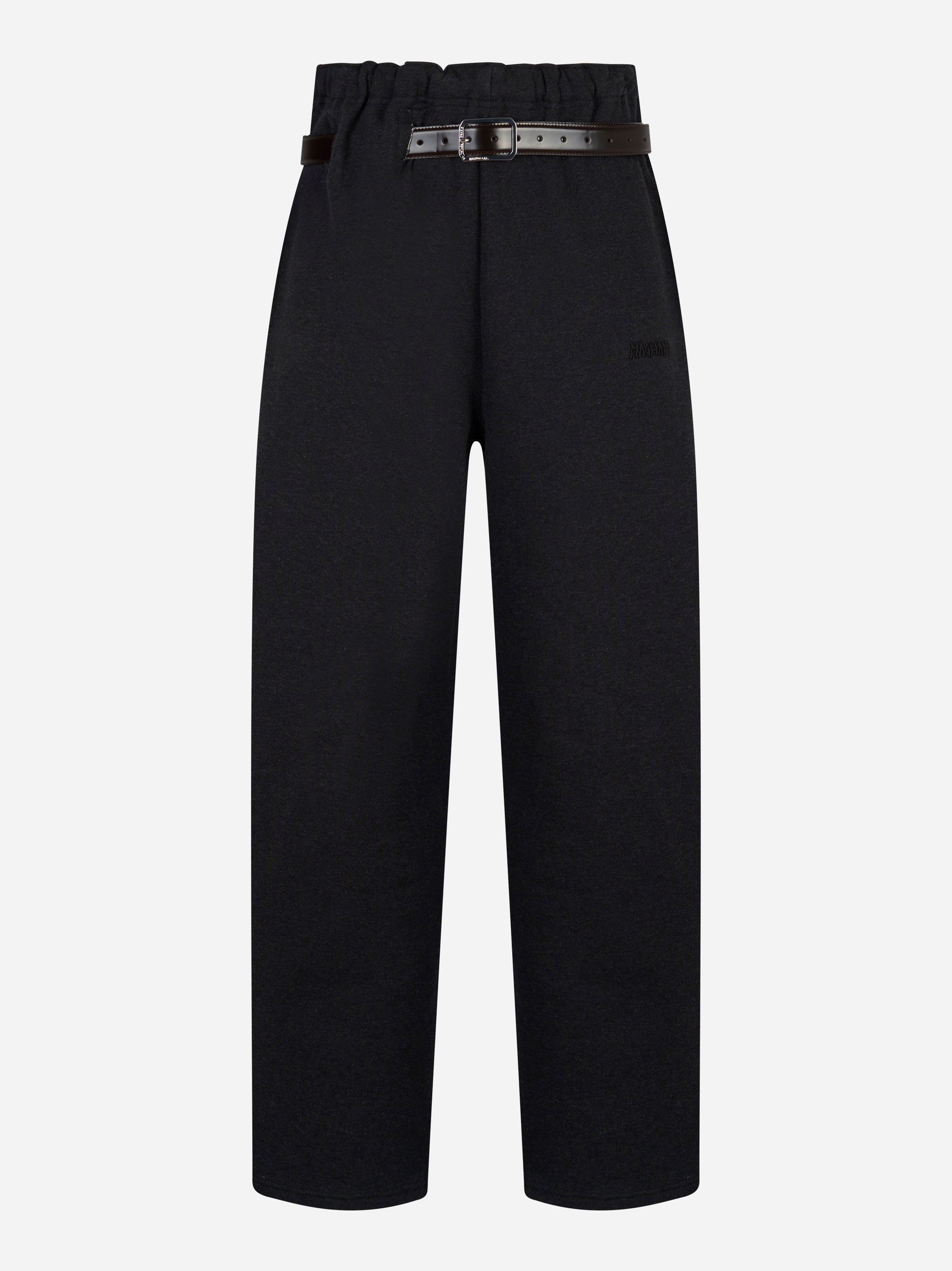 Pantalone MAGLIANO modello Provincia in jersey di cotone nero - vista frontale
